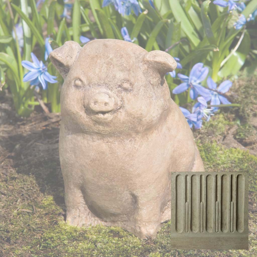 Campania Piglet Garden Statue - A-099