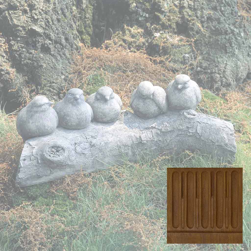 Campania Birds on a Log Garden Statue - A-203