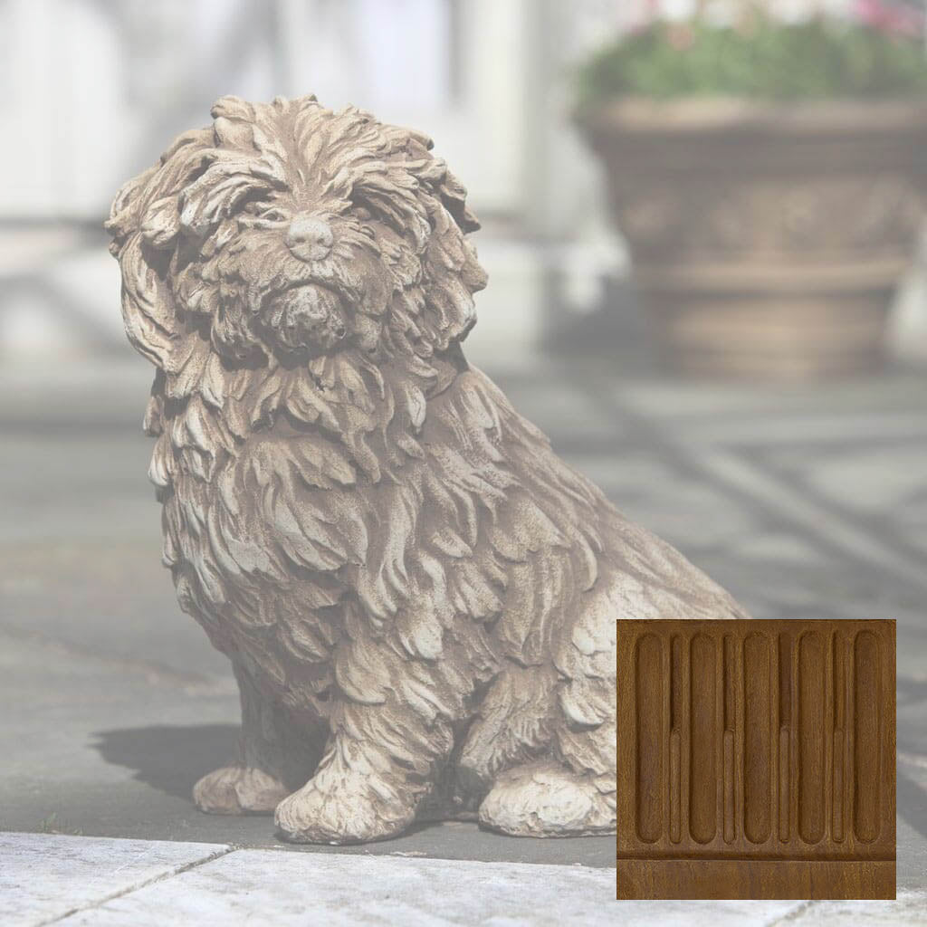 Campania Fluffy Dog Garden Statue - A-226