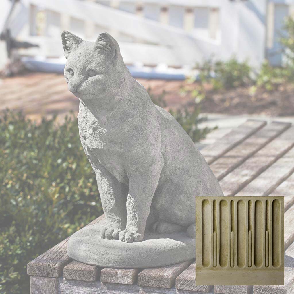 Campania Garden Cat Garden Statue - A-228