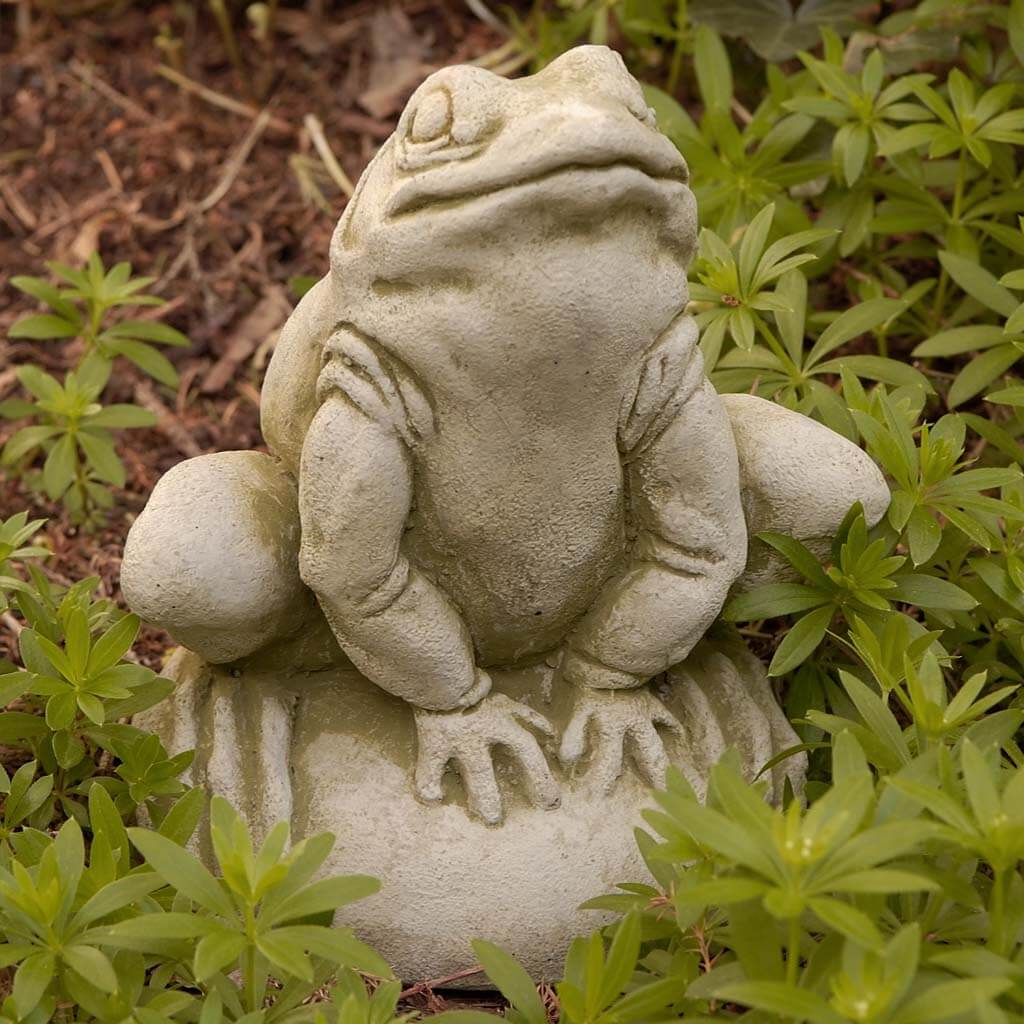 Campania Frankie the Frog Garden Statue - A-239