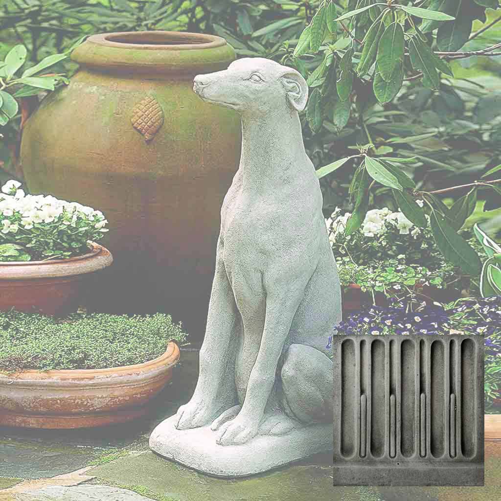 Campania Greyhound Garden Statue - A-240