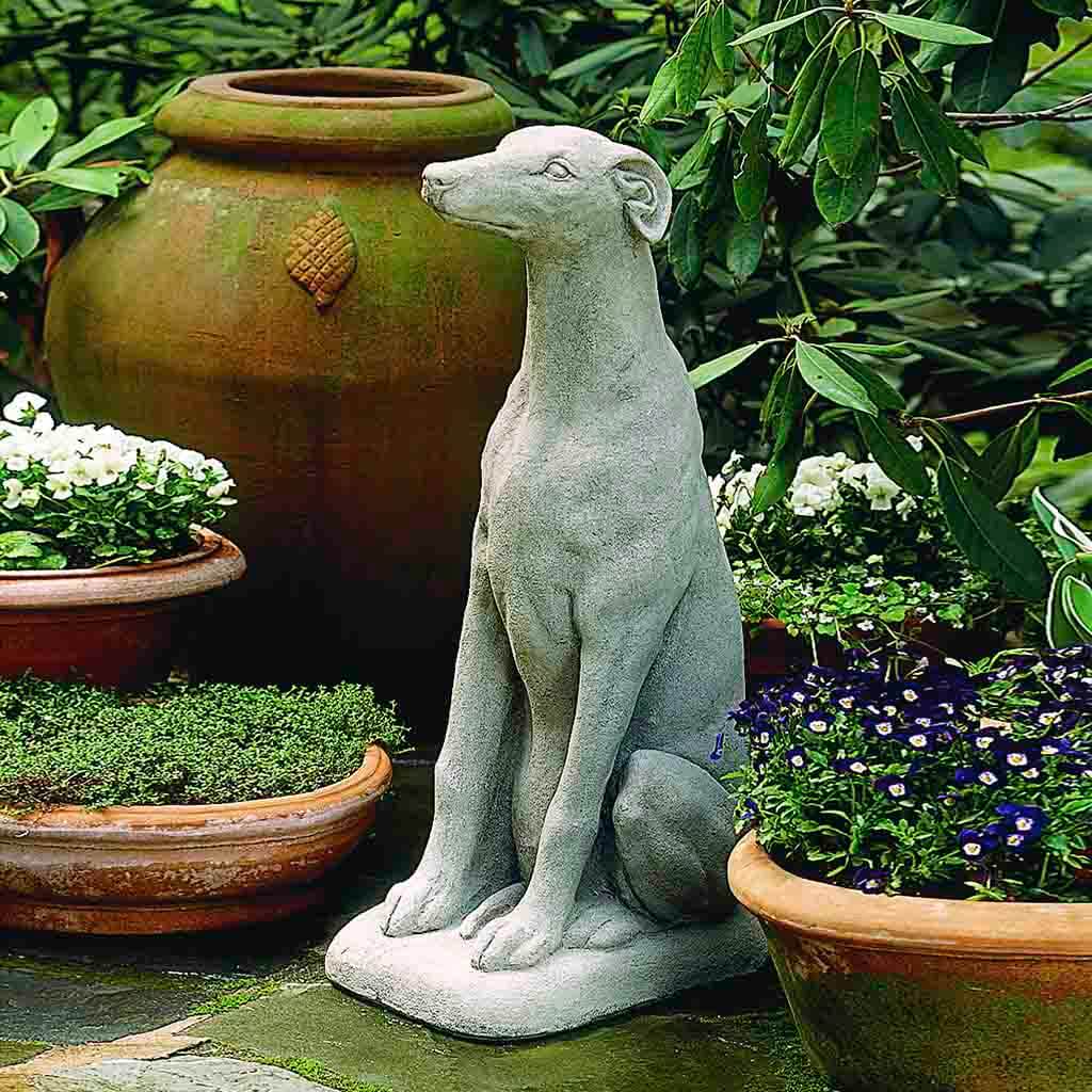 Campania Greyhound Garden Statue - A-240