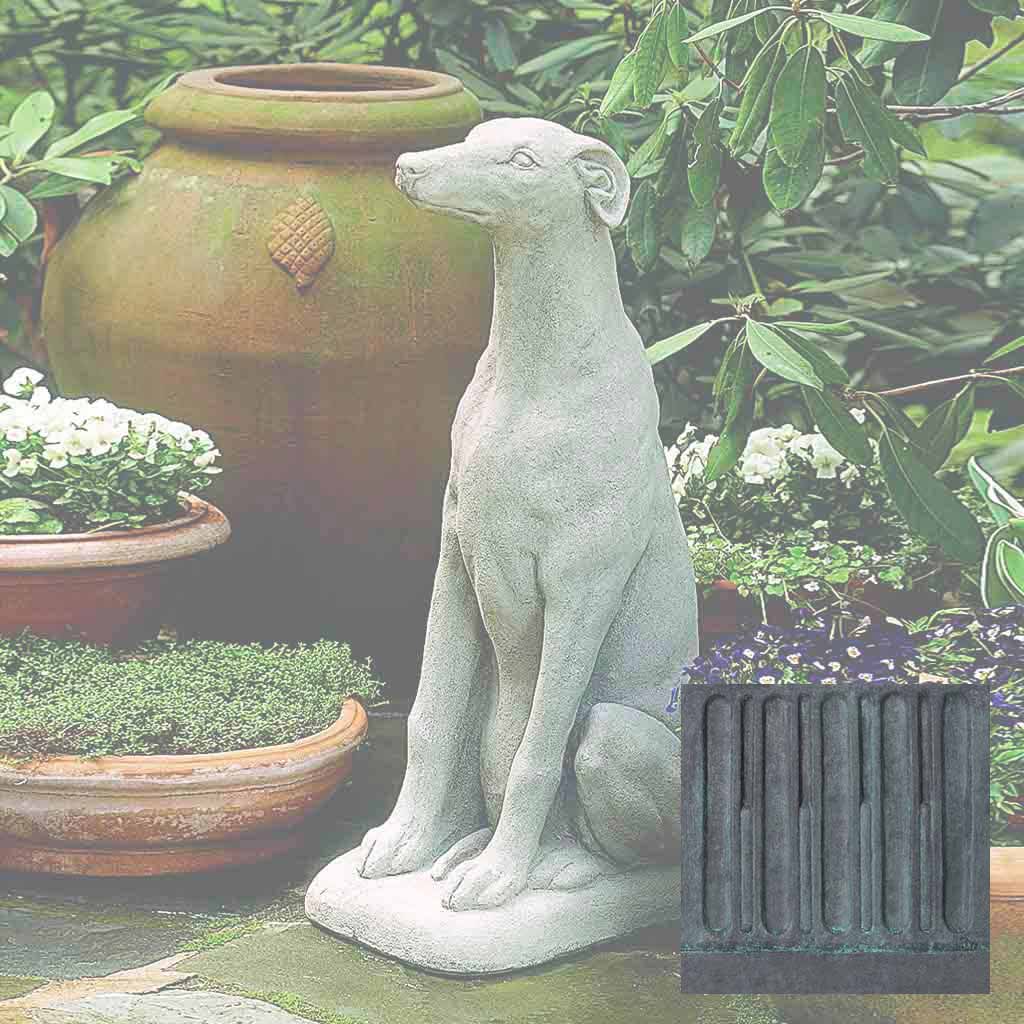 Campania Greyhound Garden Statue - A-240