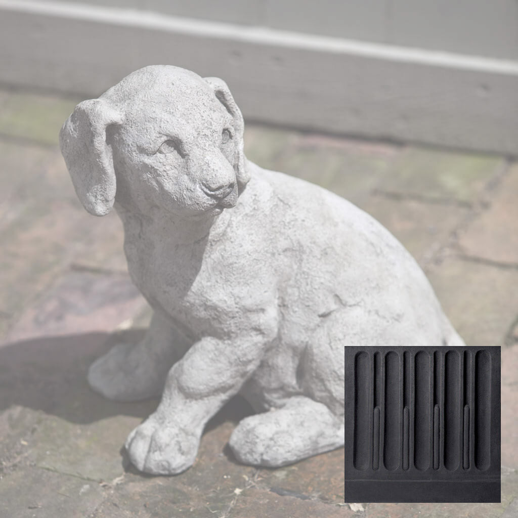 Campania Lab Pup Garden Statue - A-244