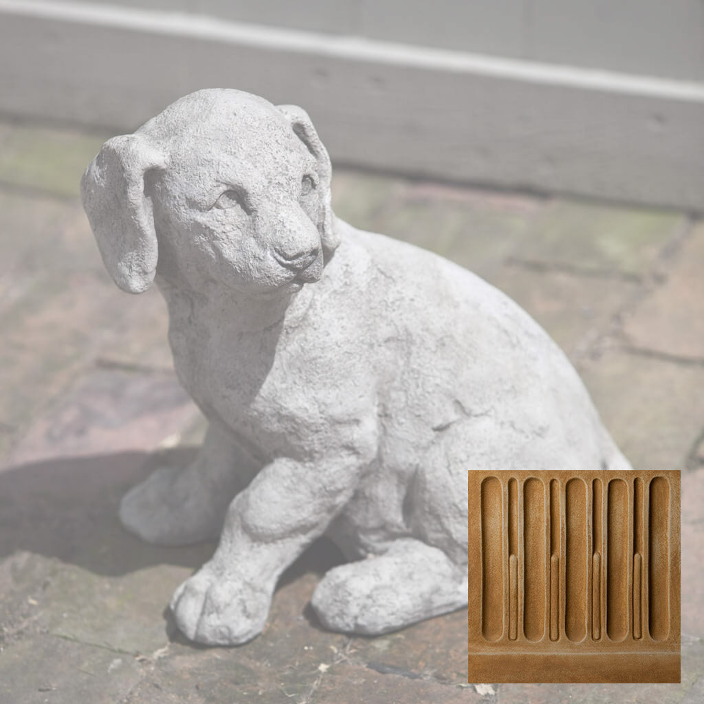 Campania Lab Pup Garden Statue - A-244