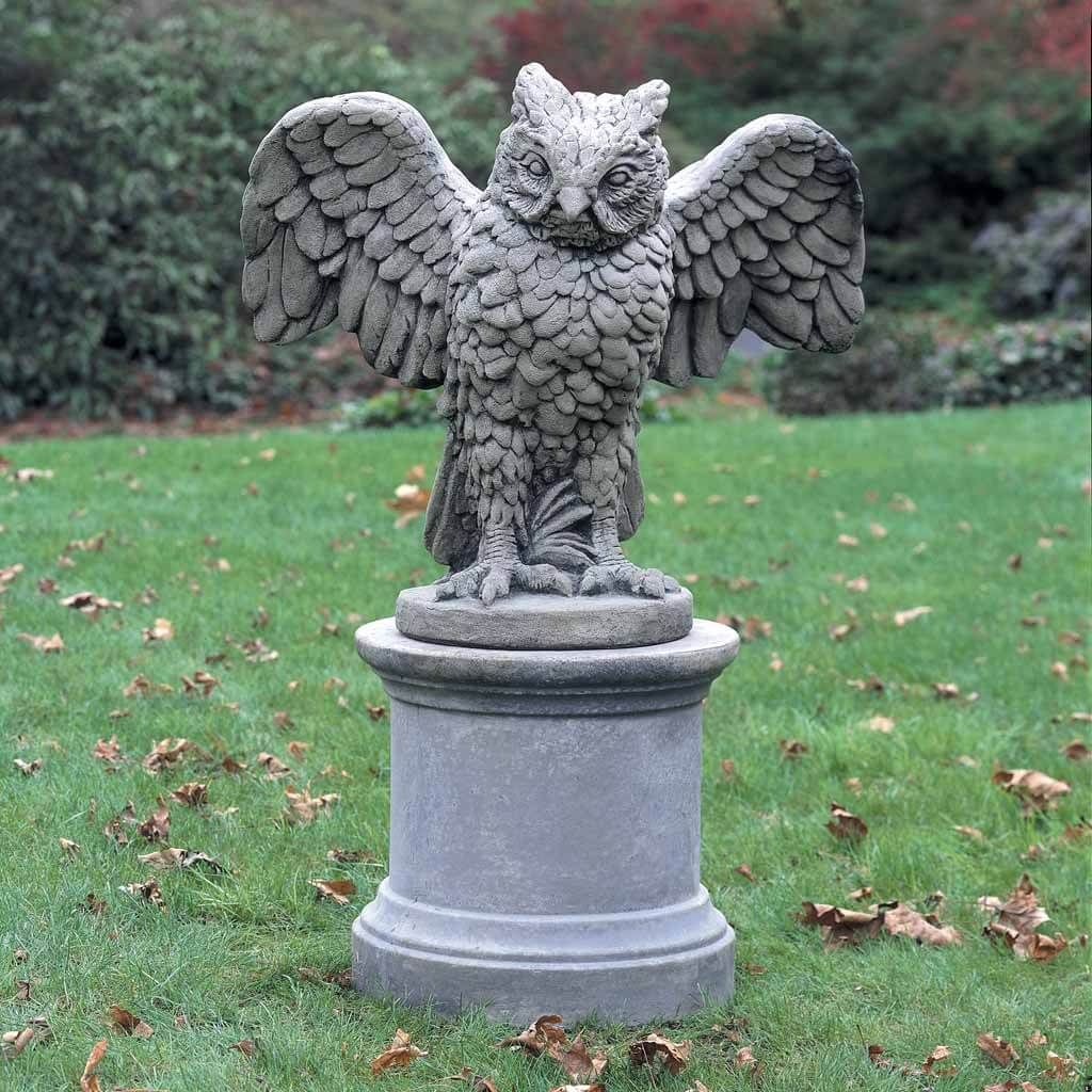 Campania Soaring Owl Garden Statue - A-267