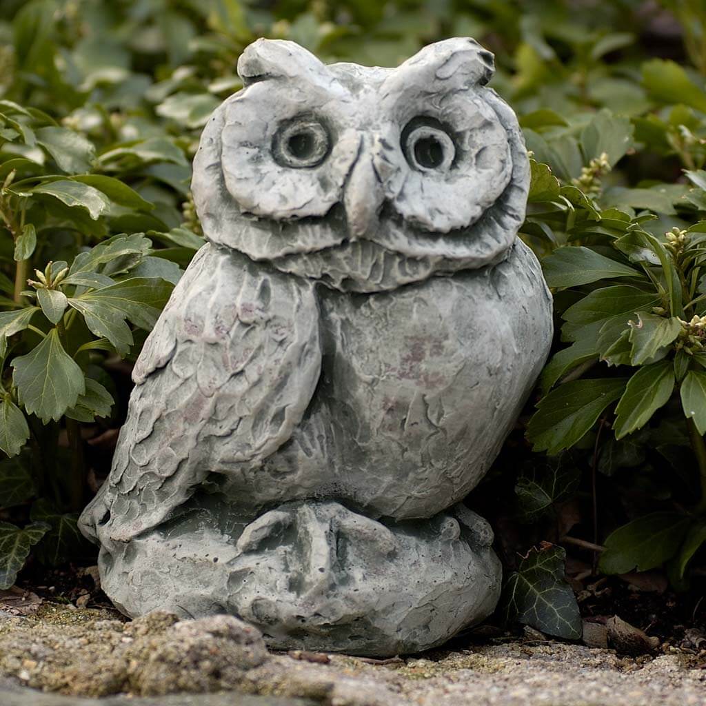 Campania Merrie Little Owl Garden Statue - A-285