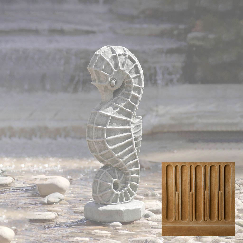Campania Seahorse Garden Statue - A-300