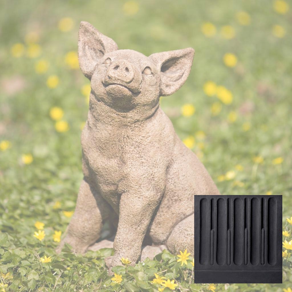Campania Perky Pig Garden Statue - A-319