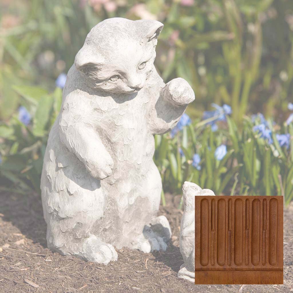 Campania Playful Kitten Garden Statue - A-330