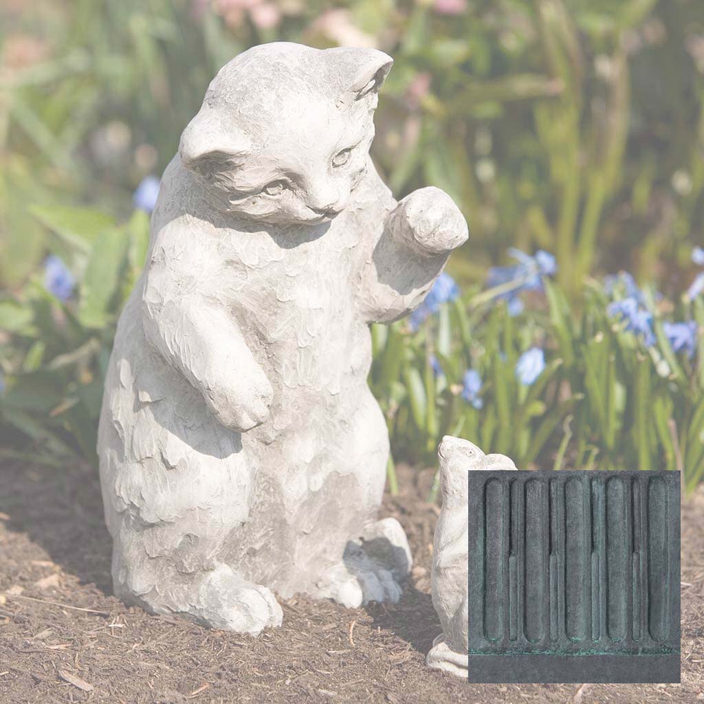 Campania Playful Kitten Garden Statue - A-330