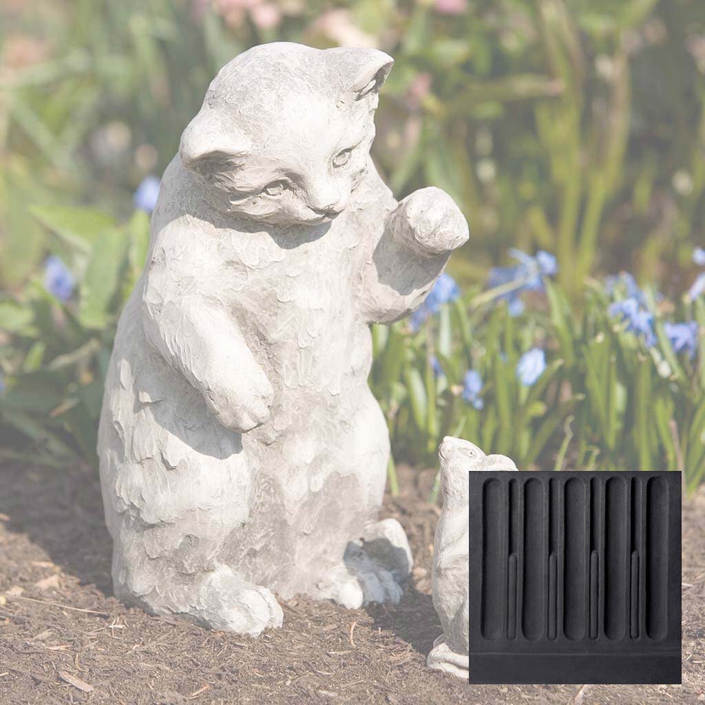 Campania Playful Kitten Garden Statue - A-330