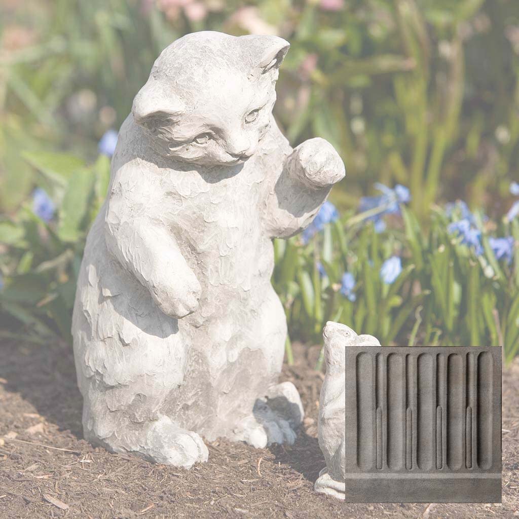 Campania Playful Kitten Garden Statue - A-330