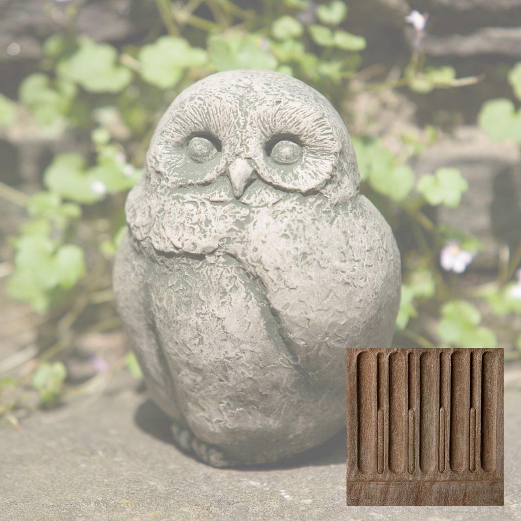 Campania Baby Barn Owl Garden Statue - A-346