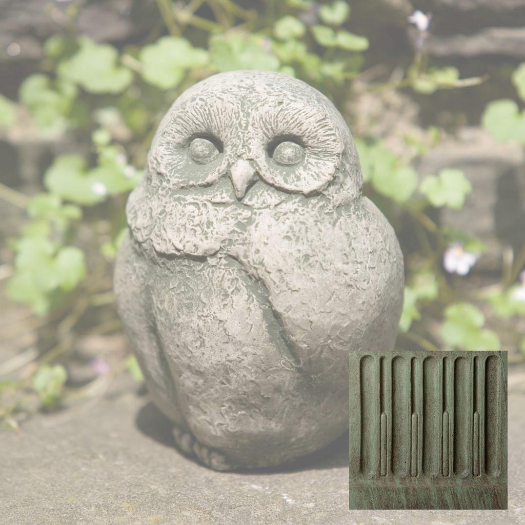 Campania Baby Barn Owl Garden Statue - A-346