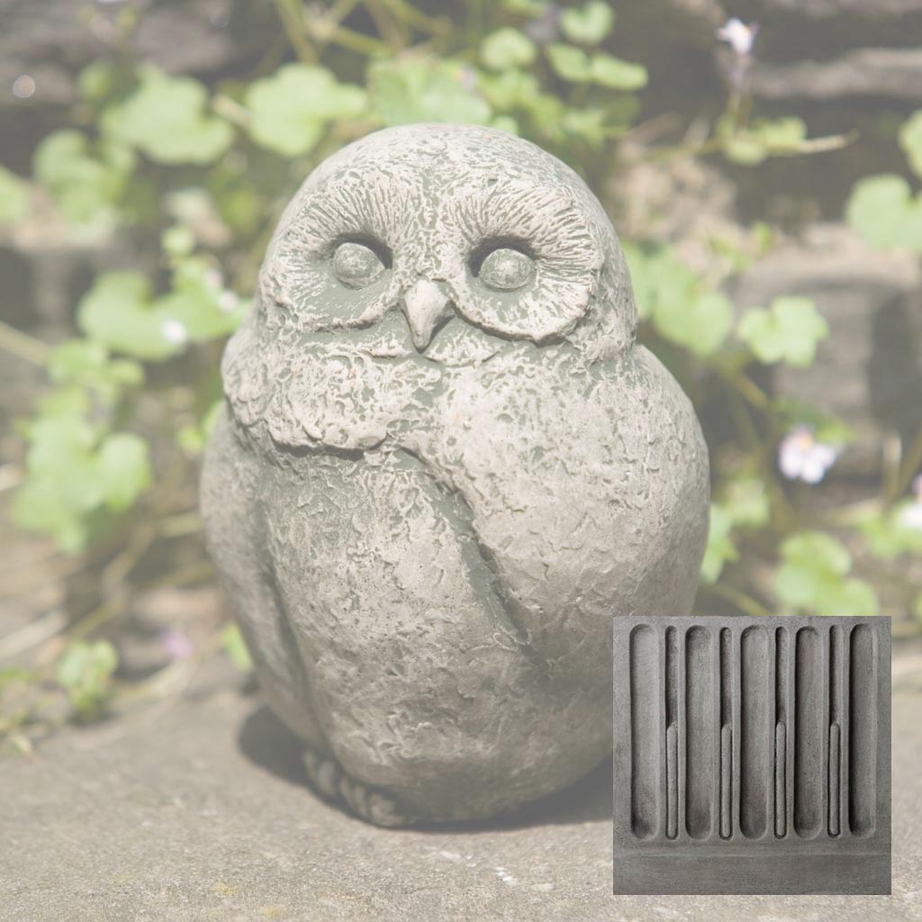Campania Baby Barn Owl Garden Statue - A-346