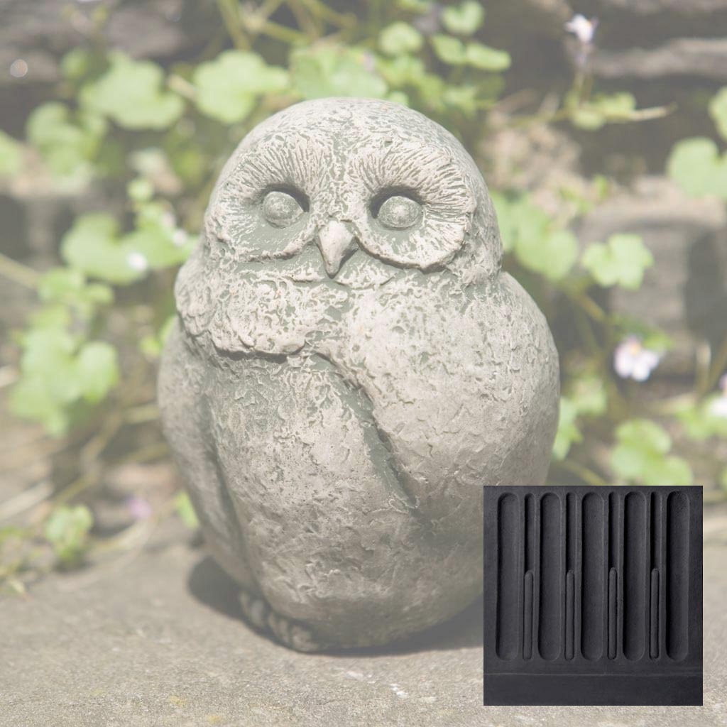 Campania Baby Barn Owl Garden Statue - A-346