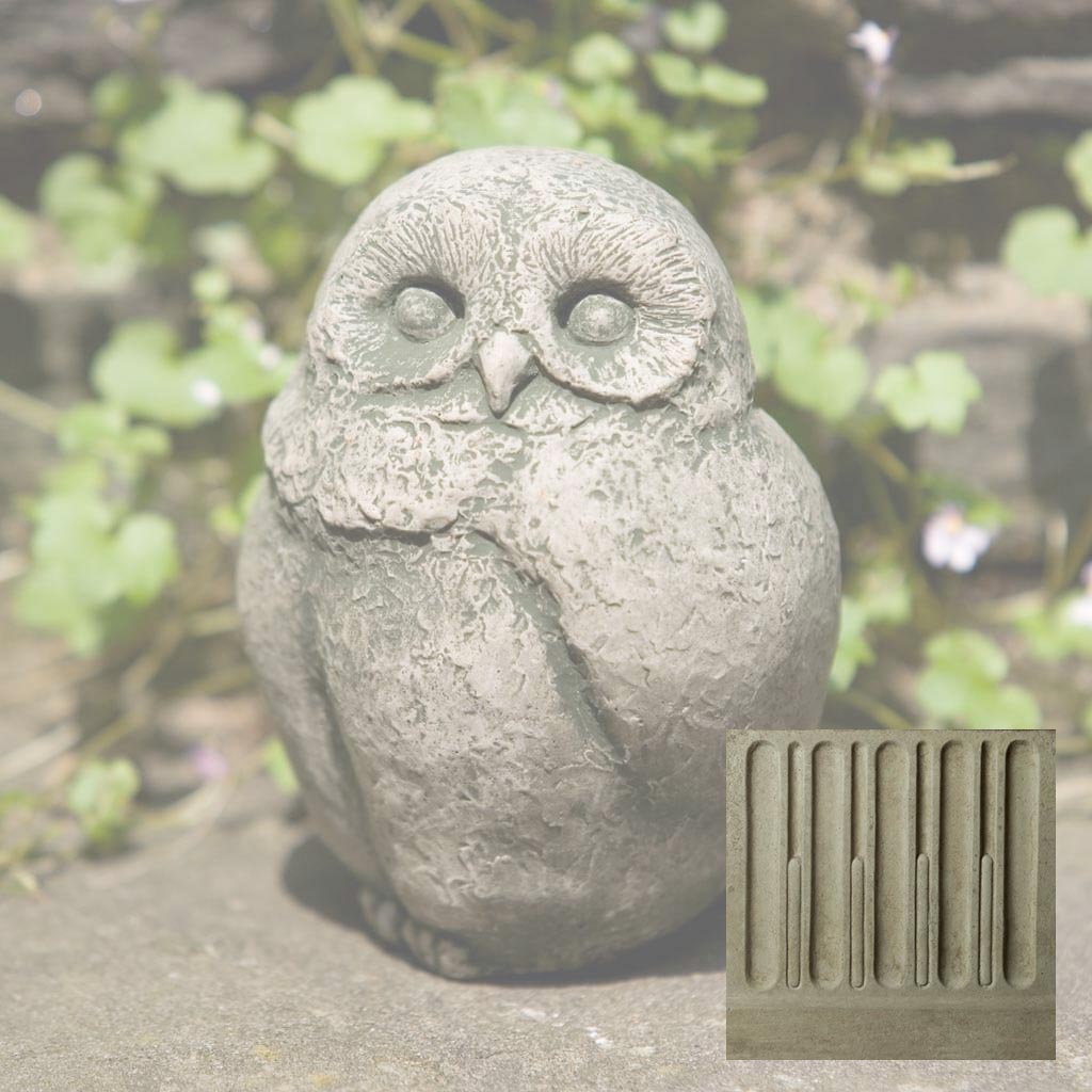 Campania Baby Barn Owl Garden Statue - A-346