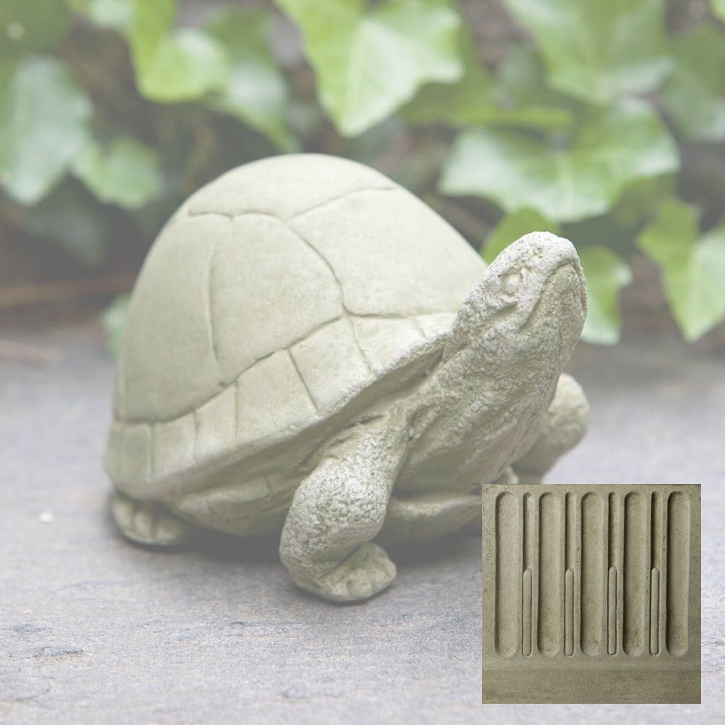 Campania Box Turtle Garden Statue - A-348