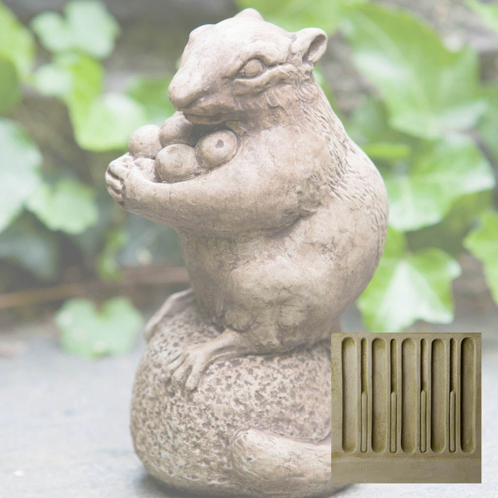 Campania Autumn Chipmunk Garden Statue - A-350