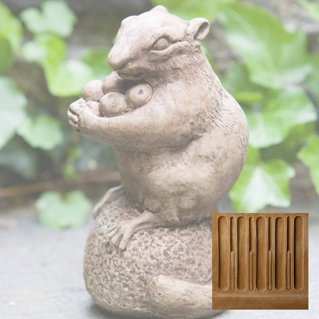 Campania Autumn Chipmunk Garden Statue - A-350