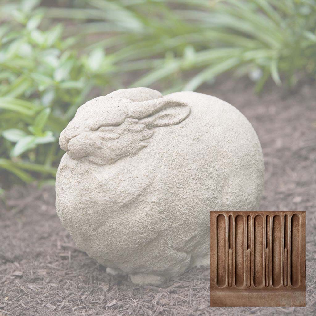 Campania Fat Rabbit Garden Statue - A-364