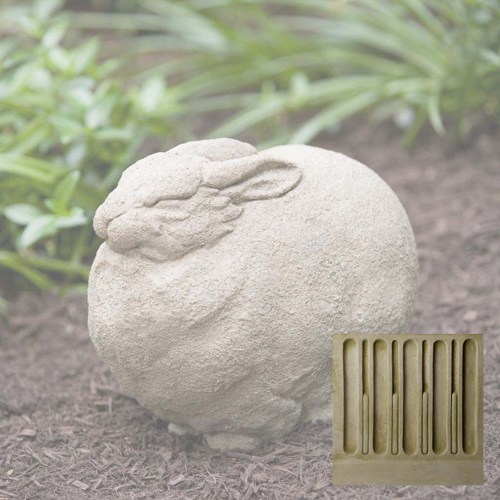 Campania Fat Rabbit Garden Statue - A-364