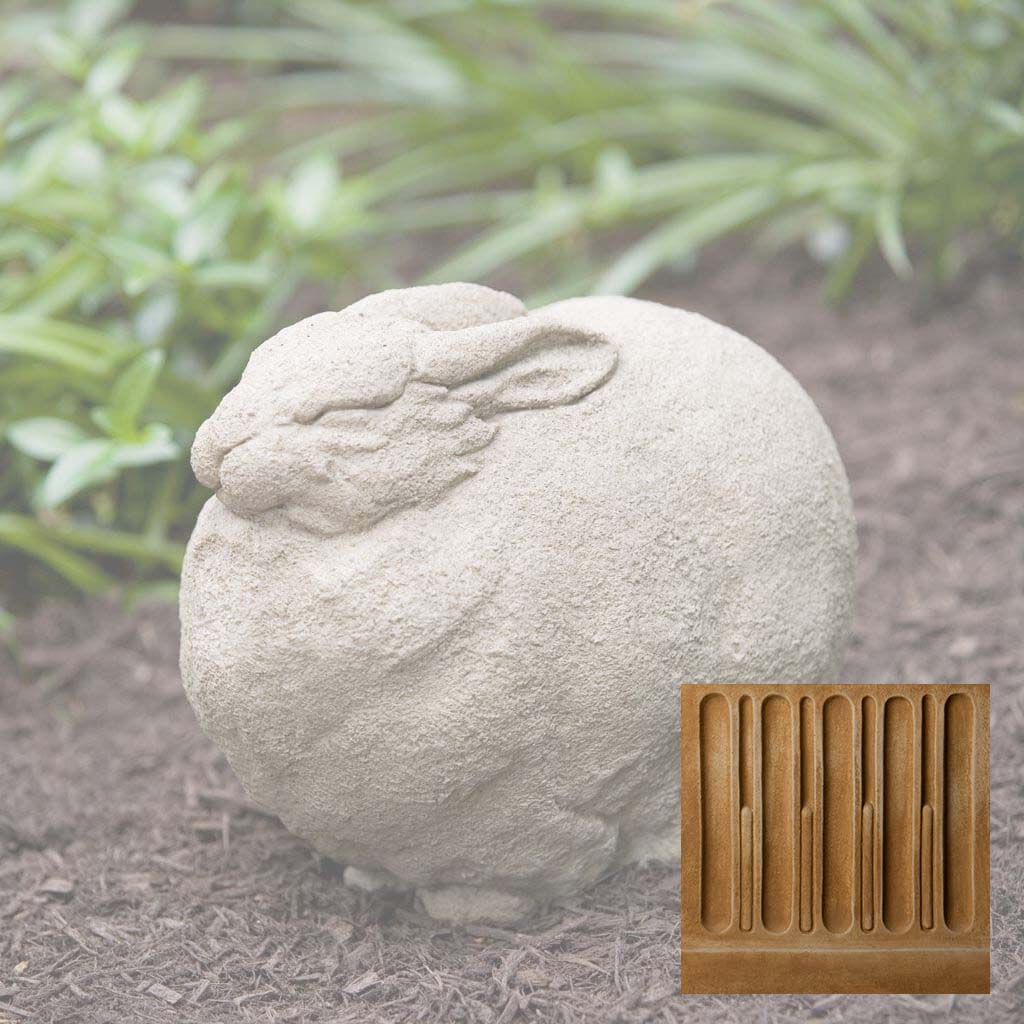 Campania Fat Rabbit Garden Statue - A-364