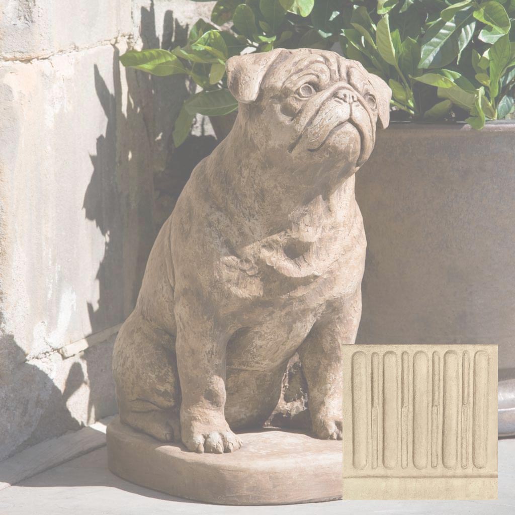 Campania Mugsy Garden Statue - A-374