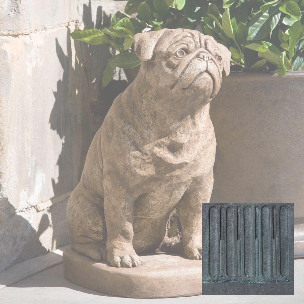 Campania Mugsy Garden Statue - A-374