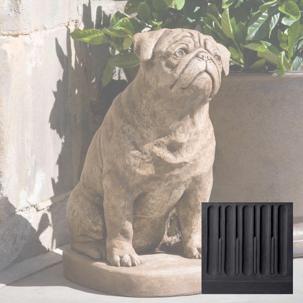 Campania Mugsy Garden Statue - A-374