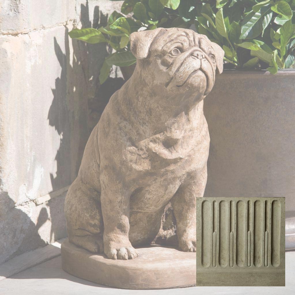 Campania Mugsy Garden Statue - A-374