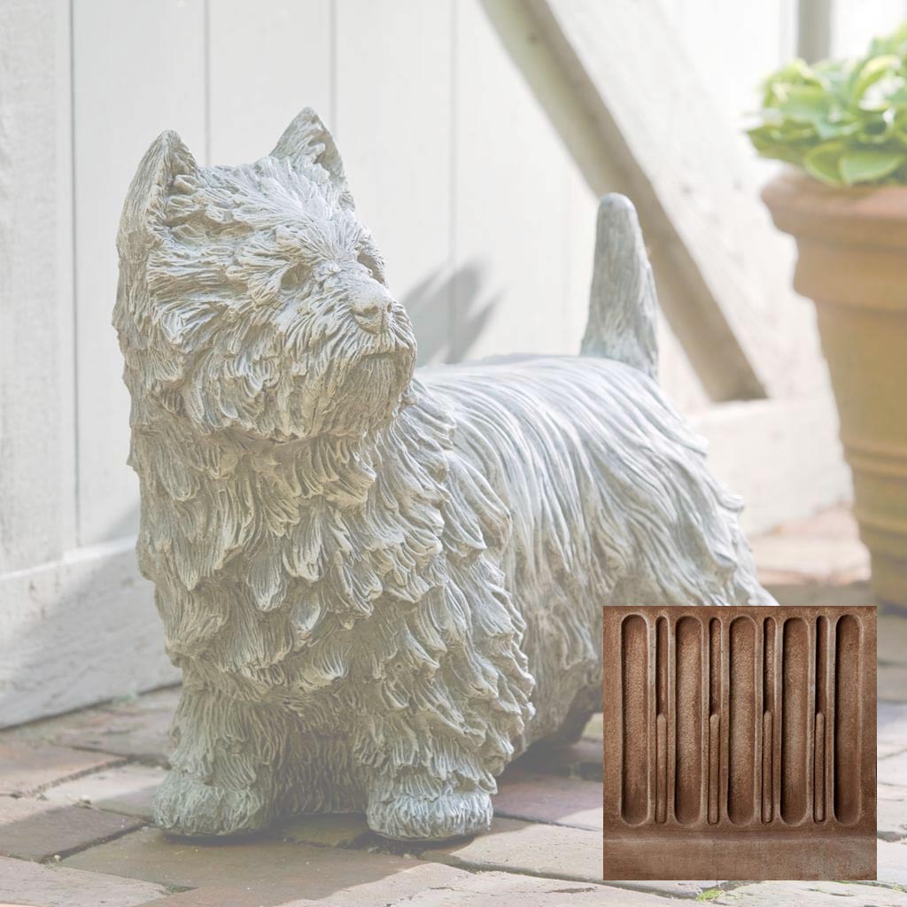 Campania Westie Garden Statue - A-380