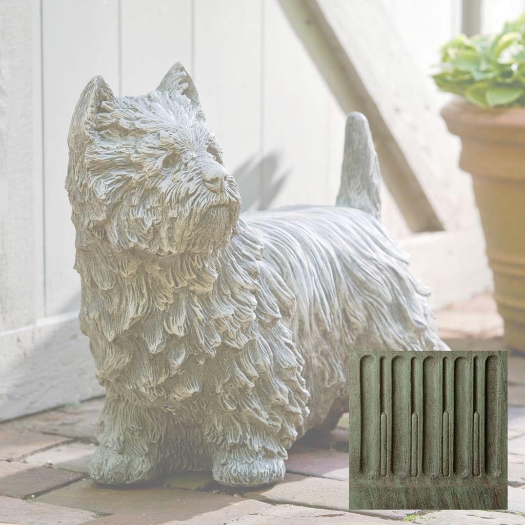 Campania Westie Garden Statue - A-380