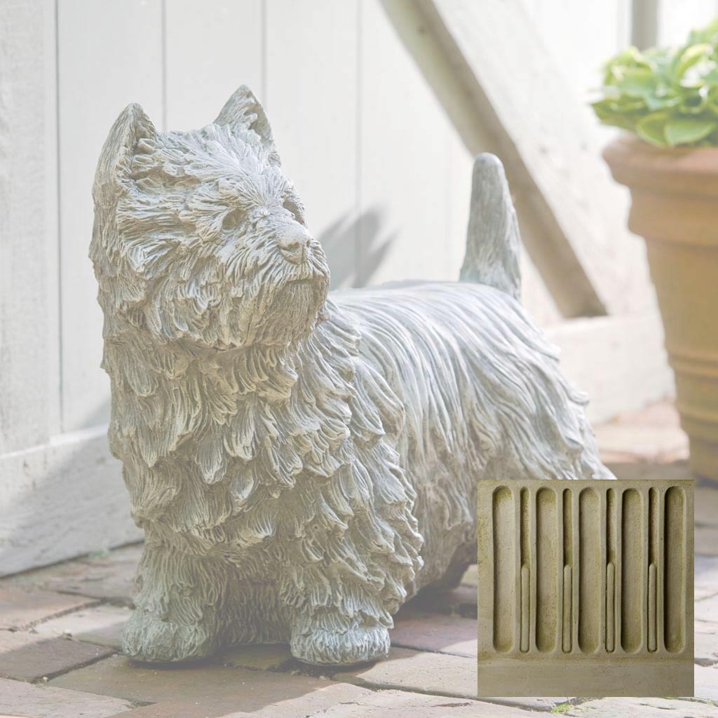 Campania Westie Garden Statue - A-380
