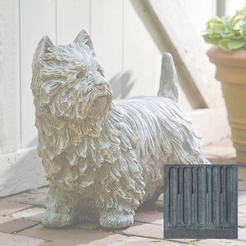 Campania Westie Garden Statue - A-380