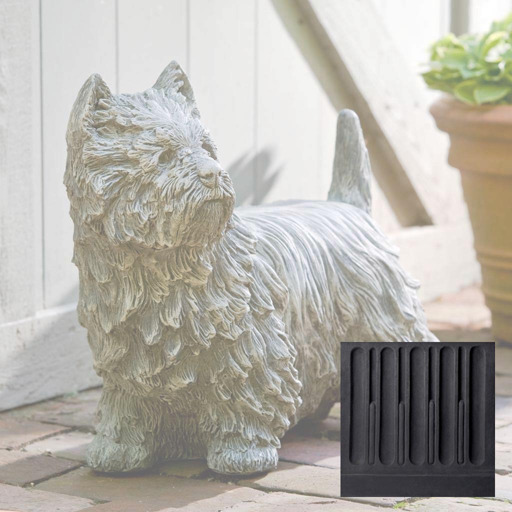 Campania Westie Garden Statue - A-380