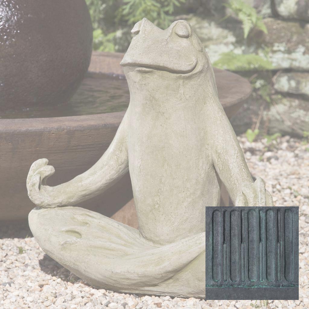 Campania Totally Zen Frog Garden Statue - A-393