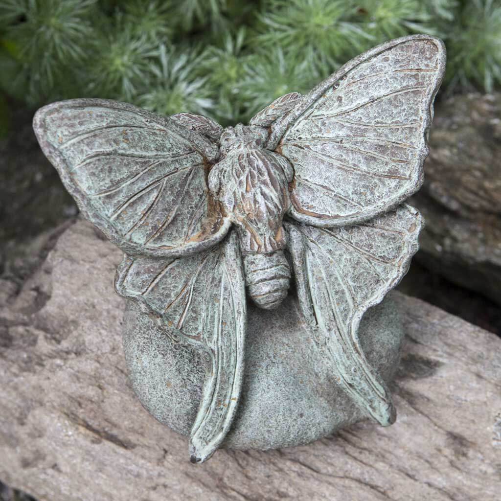 Campania Lunar Moth Garden Statue - A-395