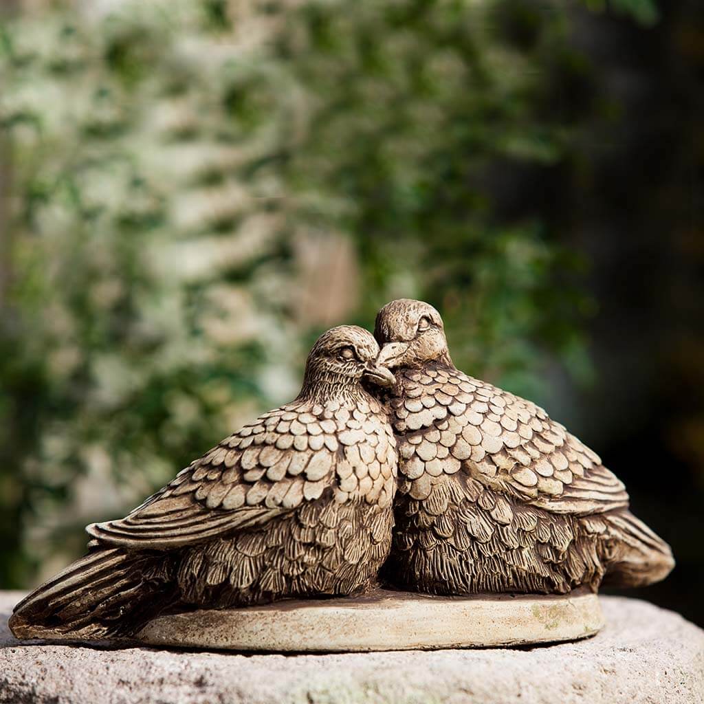 Campania Lovebirds Garden Statue - A-404