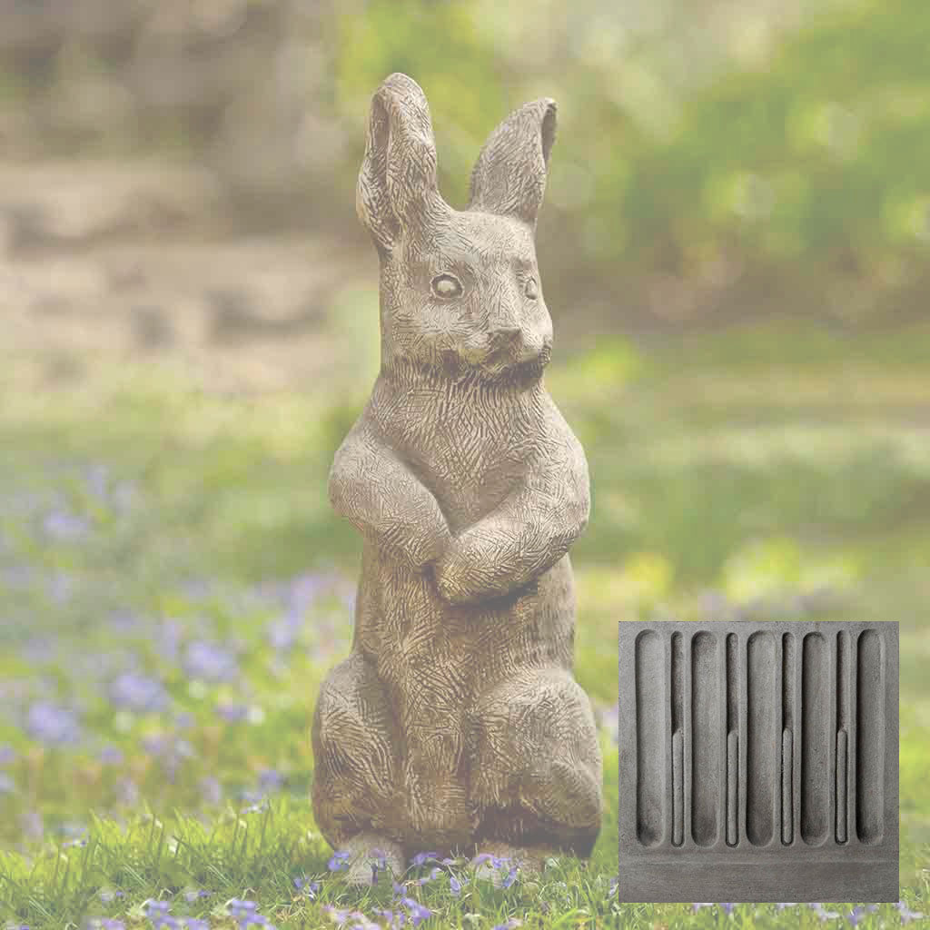 Campania Father Rabbit Garden Statue - A-413
