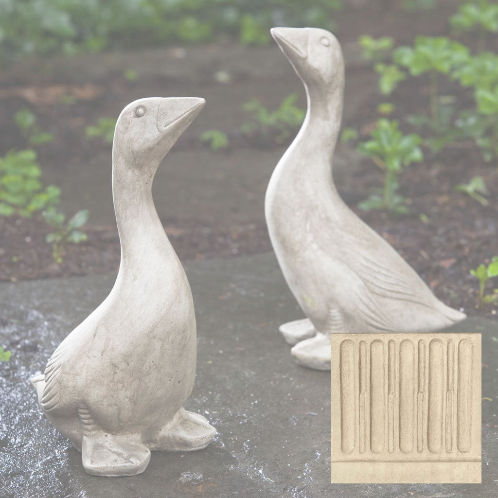 Campania Kate's Goose Garden Statue - A-423
