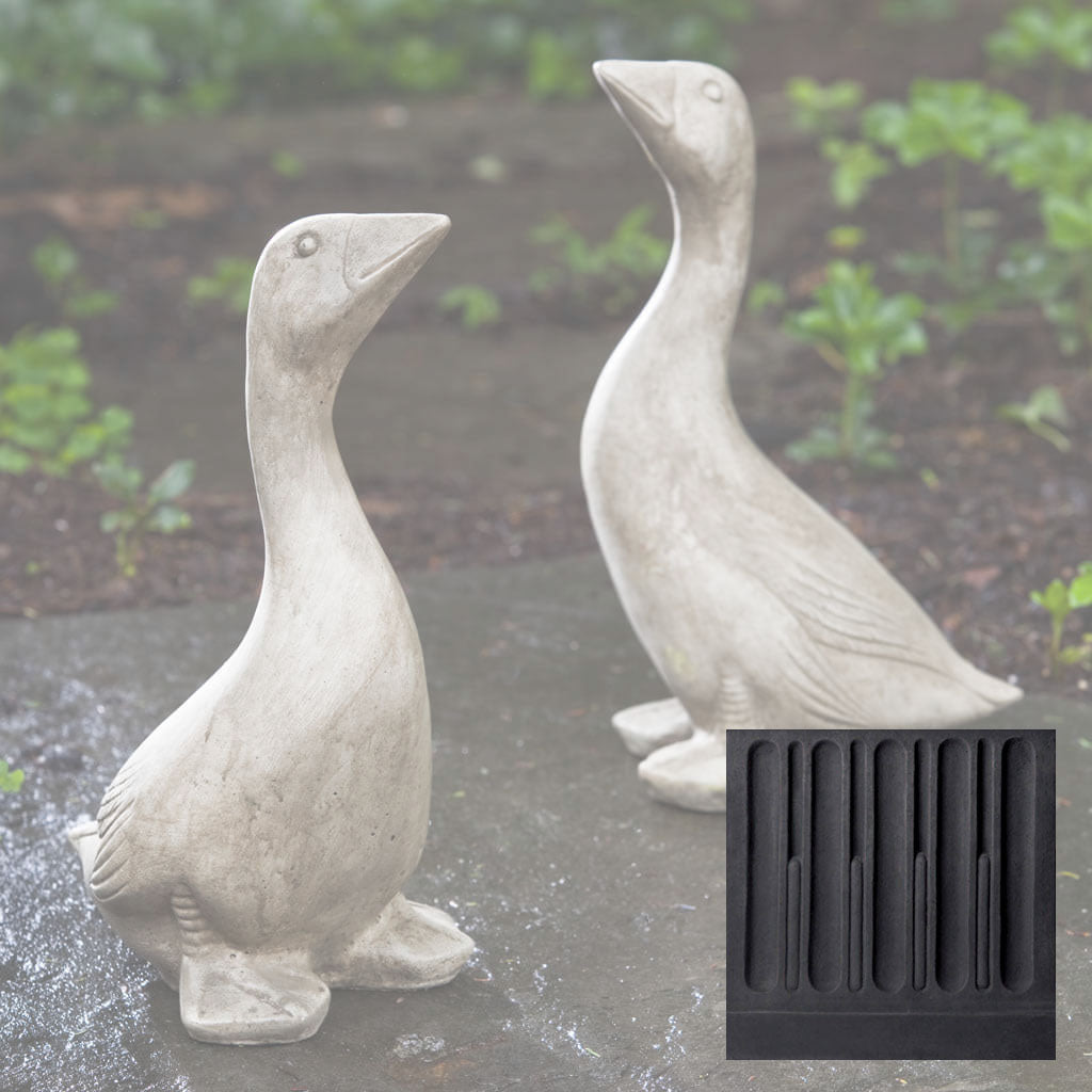 Campania Kate's Goose Garden Statue - A-423