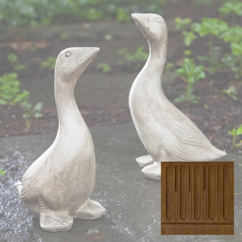 Campania Kate's Goose Garden Statue - A-423
