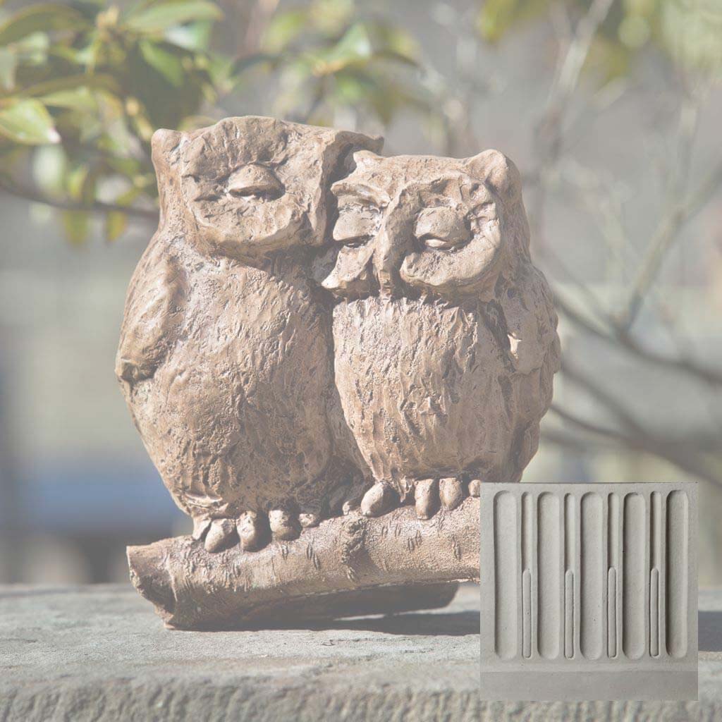 Campania Honeymoon Owls Garden Statue - A-433
