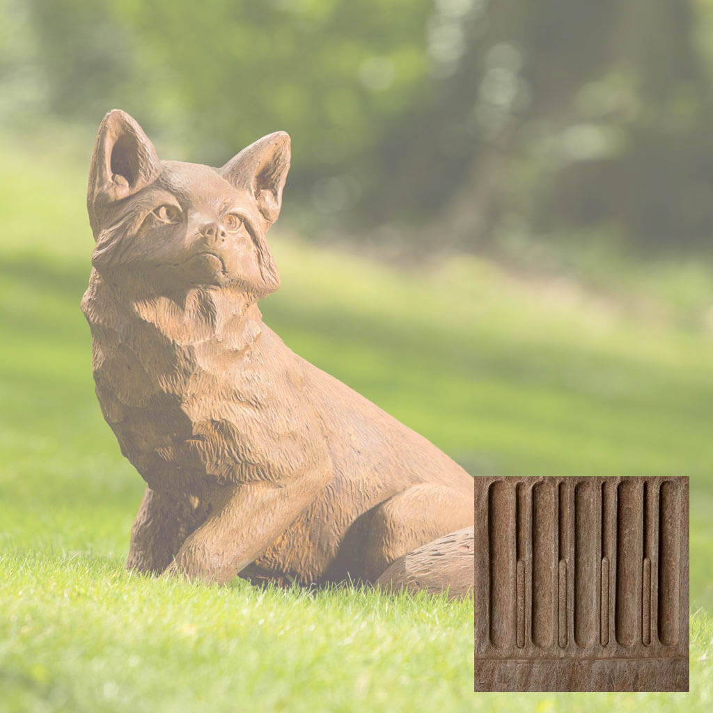 Campania Noble Fox Garden Statue - A-464