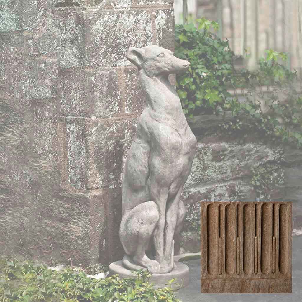 Campania Antique Greyhound Garden Statue - A-478