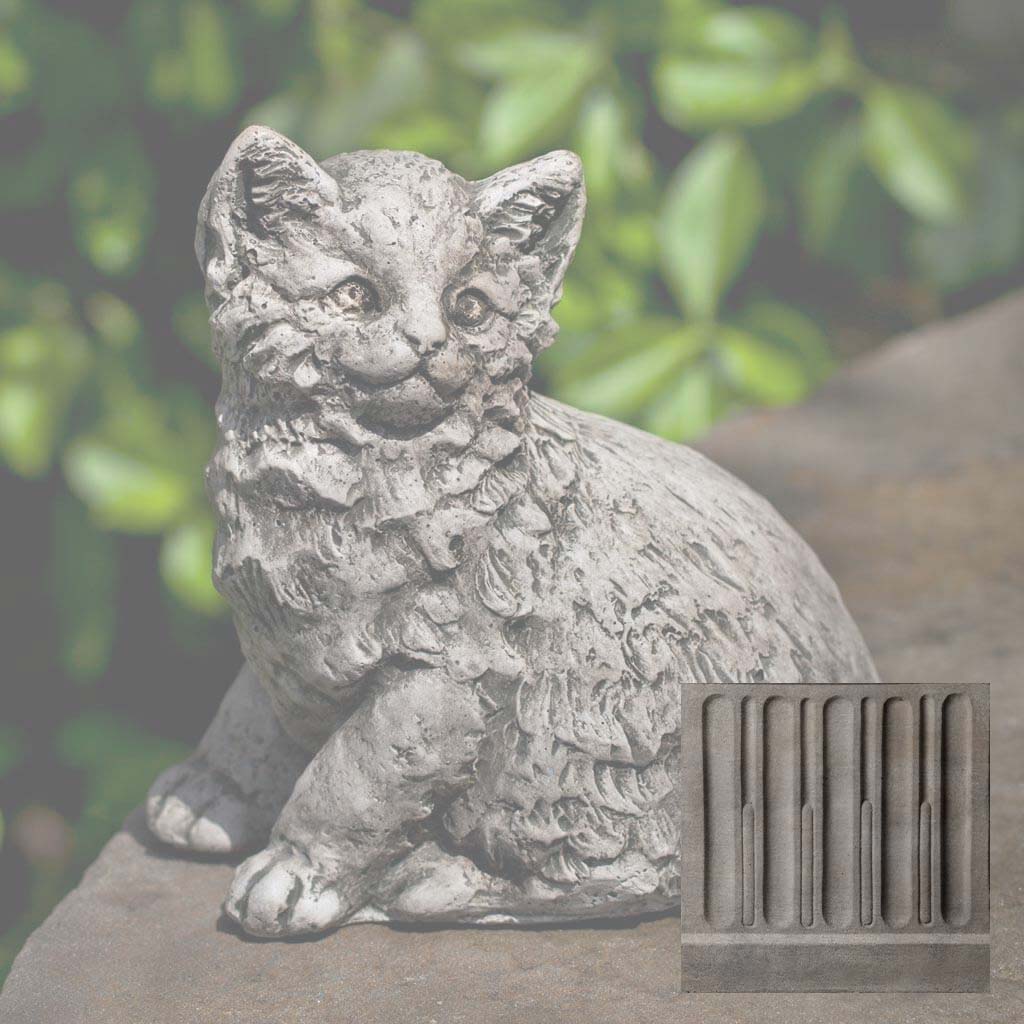 Campania Cutie Kitty Garden Statue - A-480