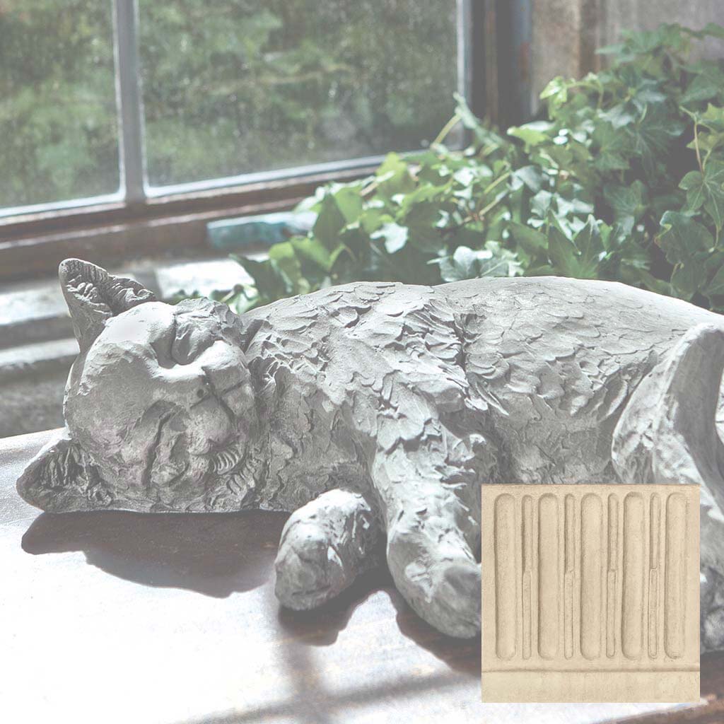 Campania Dreaming Kitty Garden Statue - A-485